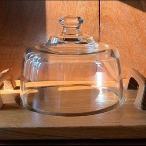 Dolphin teakwood cheese tray